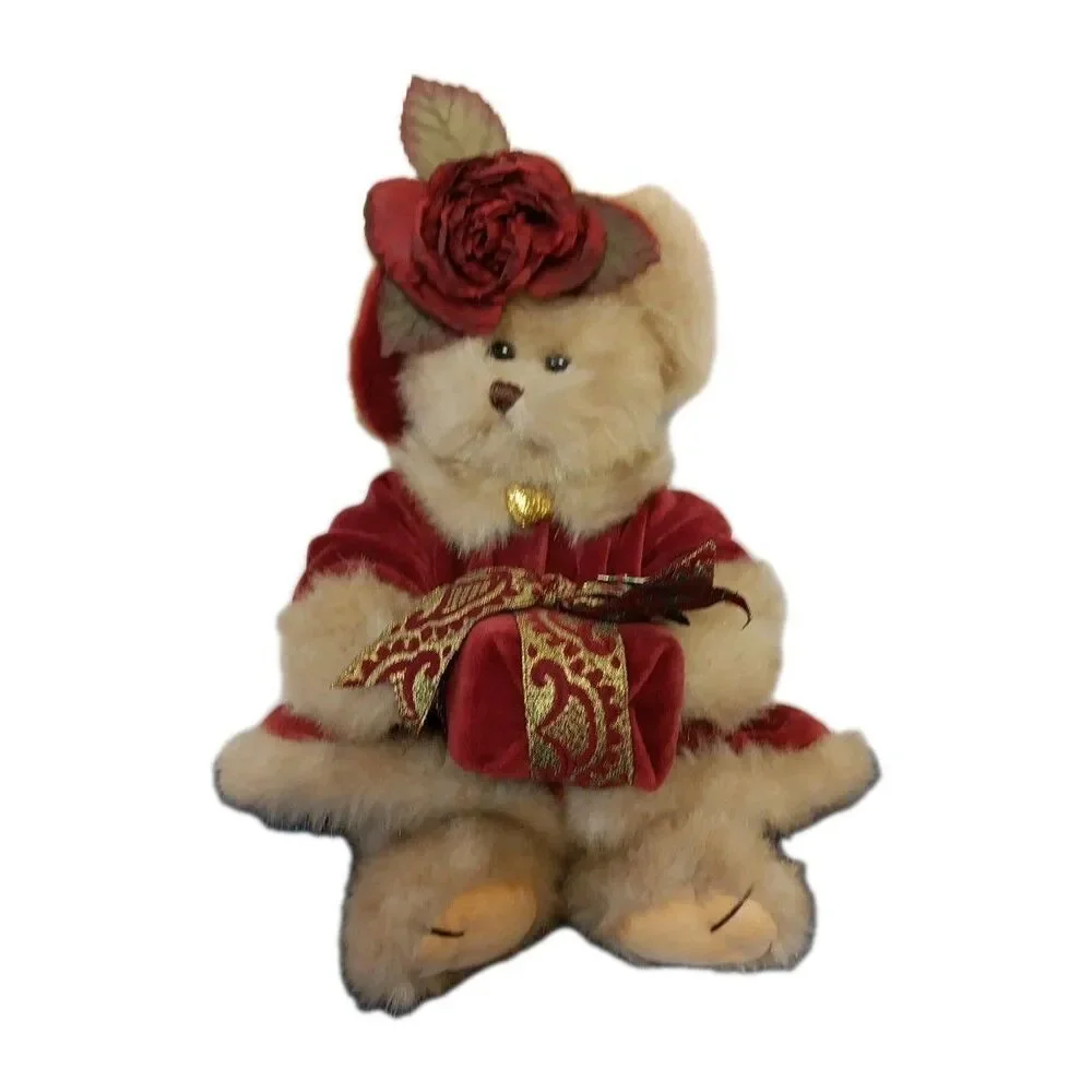 The Bearington Collection Virginia 1072 Plush Teddy Bear Christmas Holiday
